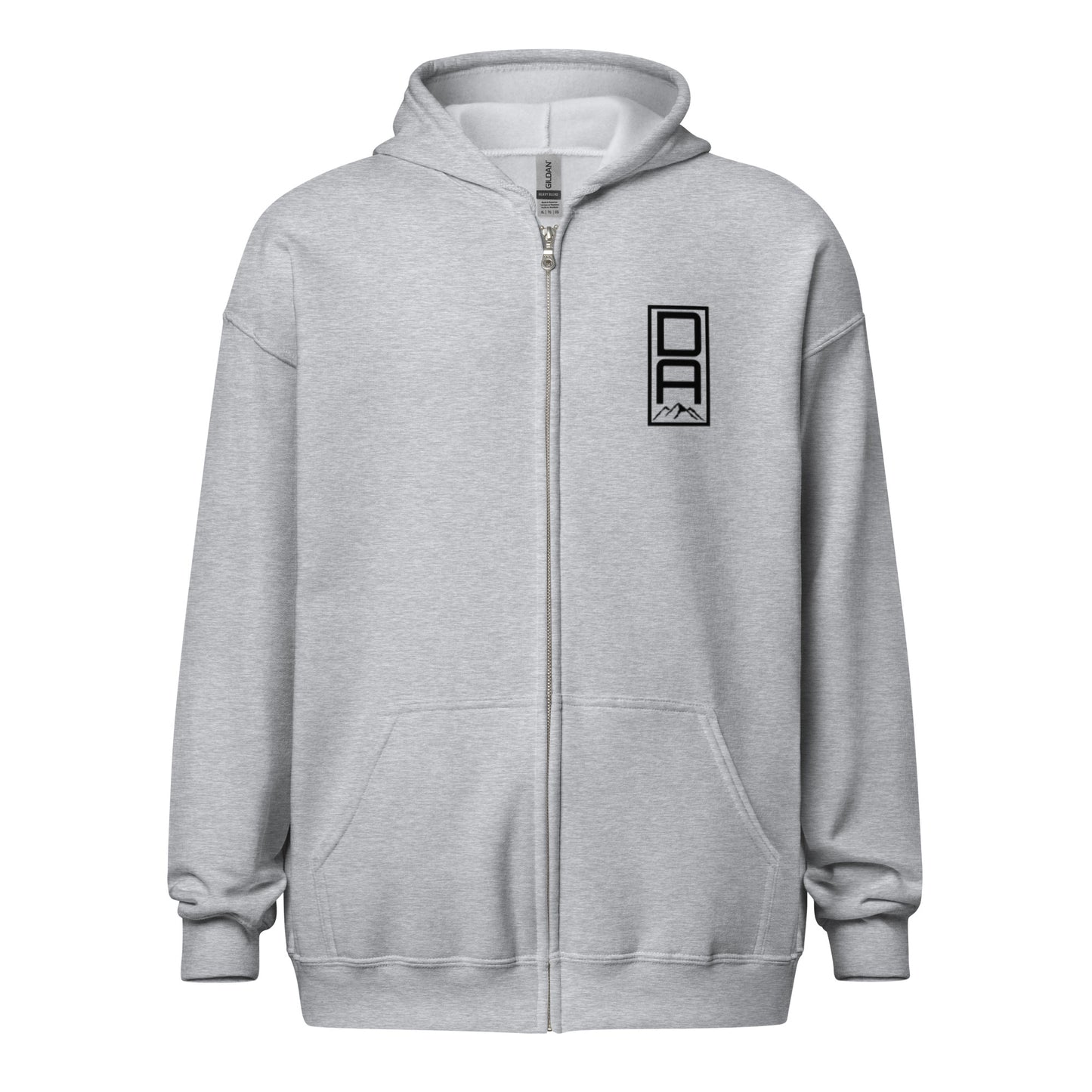 Vertical DA Zip Up.