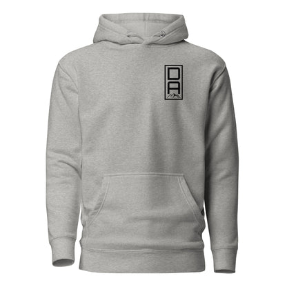 Vertical DA Hoodie, Unisex.