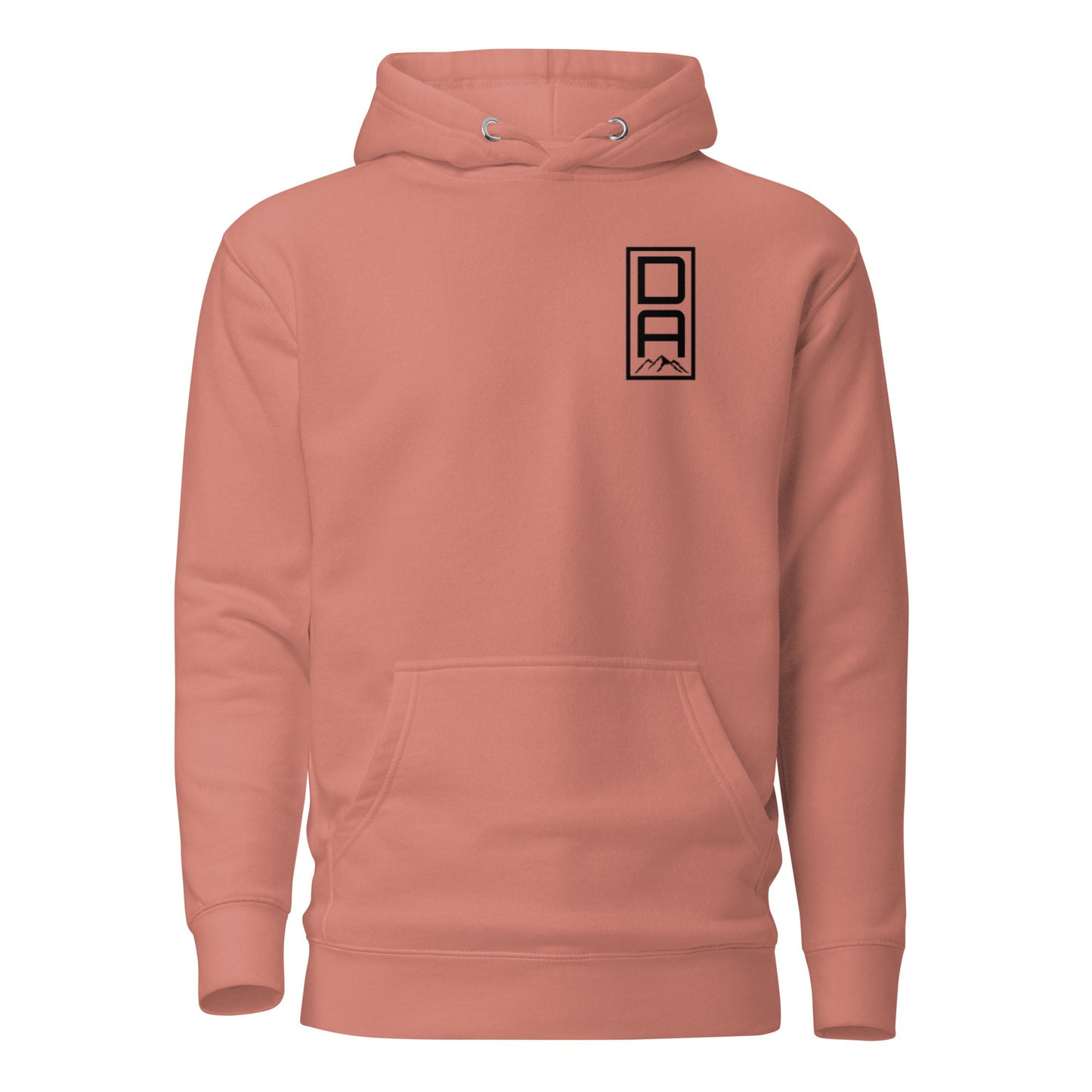 Vertical DA Hoodie, Unisex.