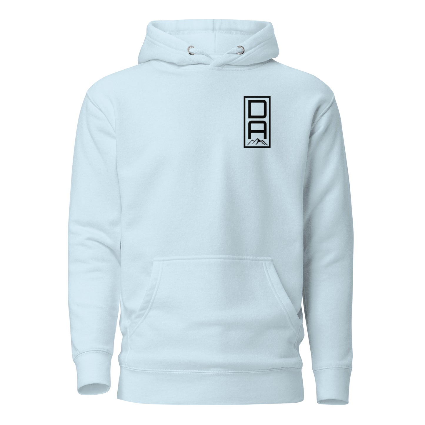 Vertical DA Hoodie, Unisex.