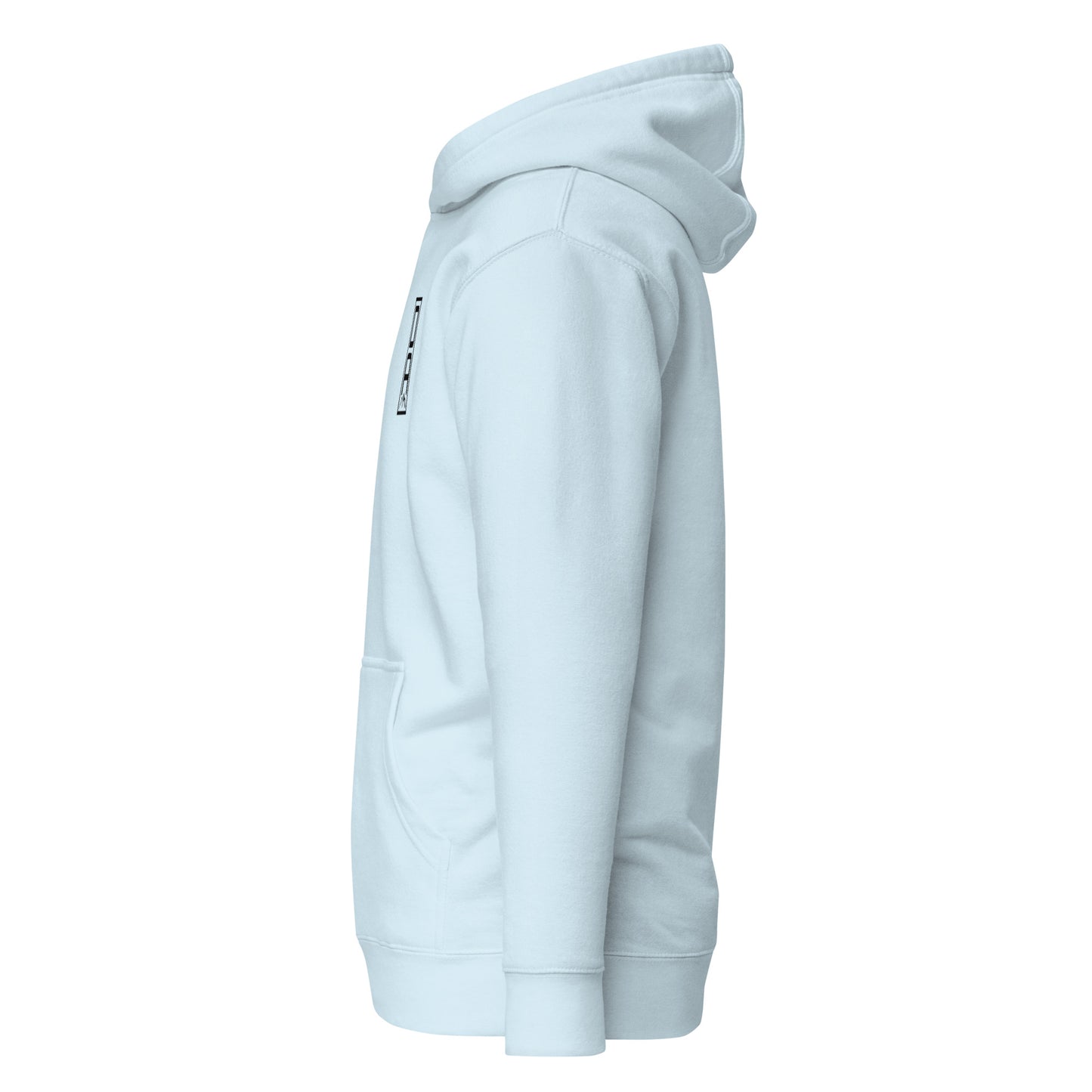 Vertical DA Hoodie, Unisex.